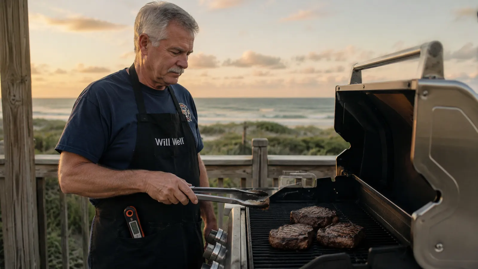 How to Keep Grill Tools Handy With a Pocketed Apron