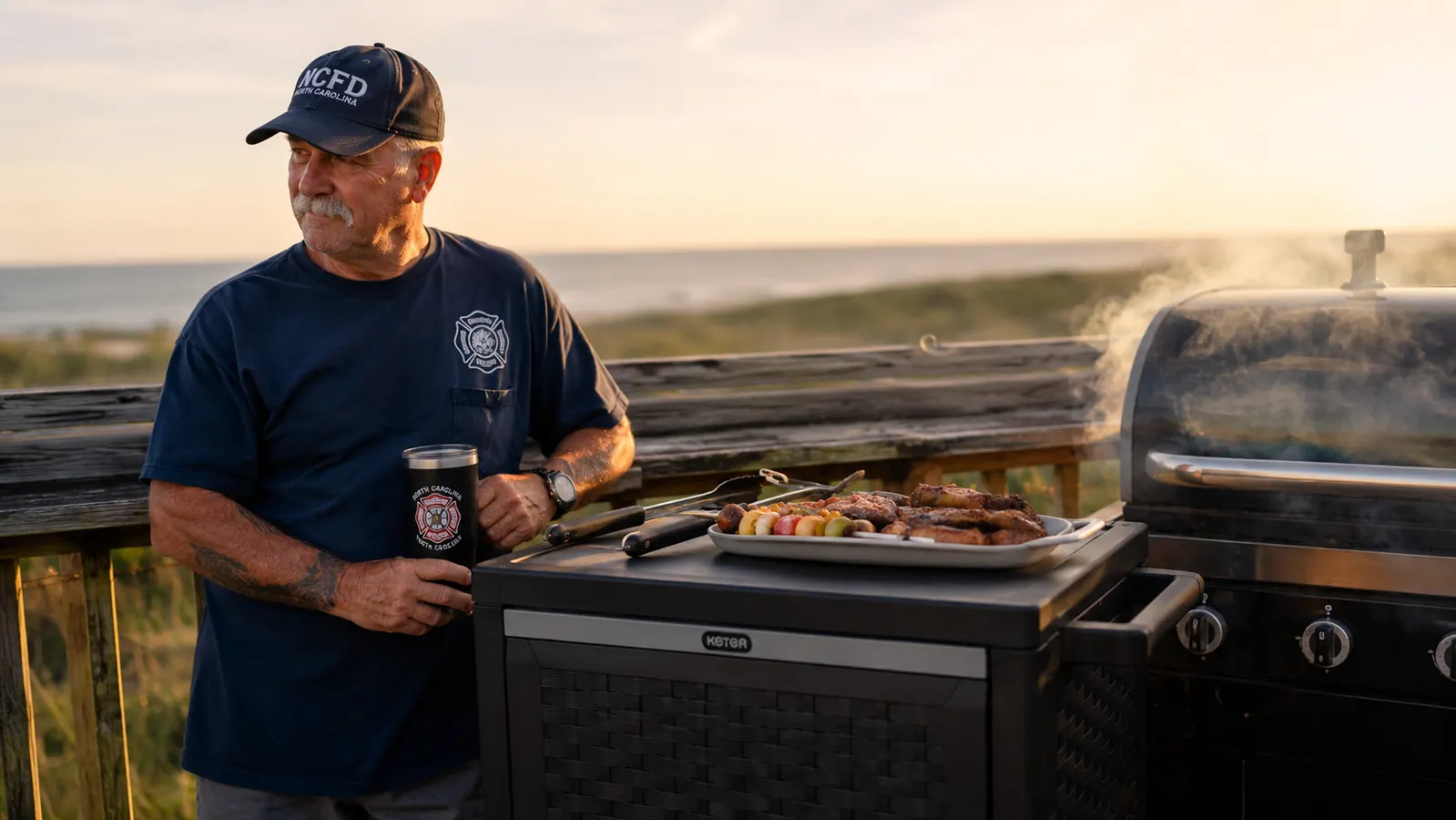 Keter Rolling Prep Cart Review: A Season of Backyard Cookouts